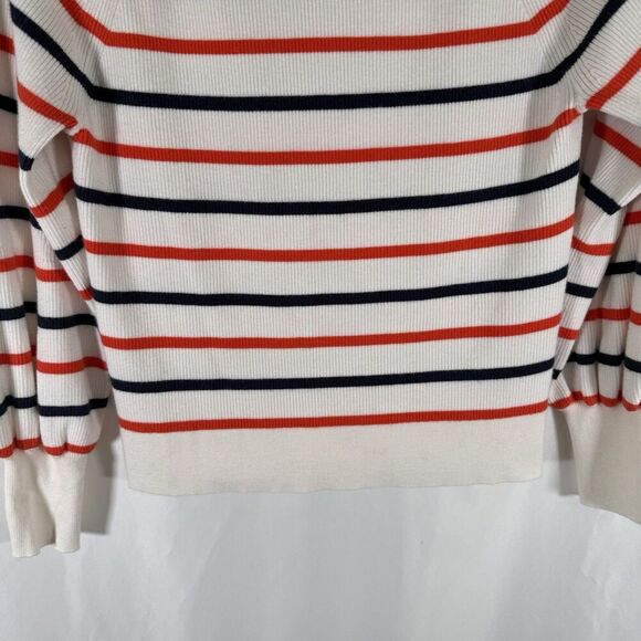 Maeve by Anthropologie Sweater Women's Small Turtleneck Striped Long Sleeve - Picture 2 of 15
